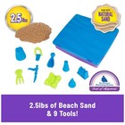 Kinetic Sand Deluxe Beach Castle Playset With 2 5lbs Play Sand Tools   Molds    