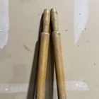  e1  Vintage 76    Set Wood Boat Oars Paddles Canoe Cabin Cool Patina W  Oarlocks