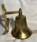 Vintage Antique Anchor Wall Mount Solid Brass Sailor Nautical Ship Bell 