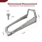 06-24 Aluminum Silvery Sub Frame W  Bolts For Yamaha Raptor 700 700r Yfm700 700r