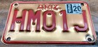 Fairly Rare Very Nice Looking 2020 Arizona Historic Motorcycle License Plate 01j