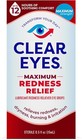 Clear Eyes Maximum Redness Eye Relief Eye Drops  0 5 Fl Oz  Pack Of 3