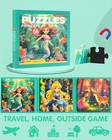 Magnetic Jigsaw Puzzle Book Kids Forest Dino Princess Travel Board Game