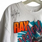 Vintage Ray Higley Red Line Oil Graphic T-shirt Signed