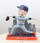 In Hand New Detroit Tigers Skubal Bobblehead  2 7-8 Away Jersey Back2back