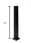Deckorators 39  Matte Black Aluminum Post Kit   346968  For 36  Railing