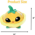 3 Pcs Pvz Plant Vs Zombies Plush Plants Stuffed Soft Toys Orange Bean Doll New