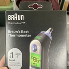 Braun Thermoscan 7 Battery Powered Infrared Digital In Ear Thermometer Display