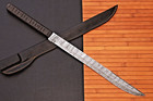 Custom Handmade Japanese Samurai Sword   Hand Forged Damascus Steel Blade 2880