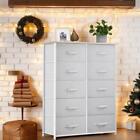 Dresser 7 8 9 10 Drawers Organizer Fabric Furniture Storage Chest Cabinet