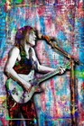 Malcolm Young  Ac dc 24x36in Poster  Malcolm  Ac dc Pop Art Free Shipping Us
