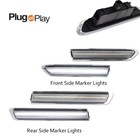For 2004-2008 Acura Tl Clear Front rear White Led Side Marker Lights Lamps 4pcs