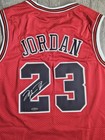 Michael Jordan Signed Autographed Red Authentic Chicago Bulls Jersey Uda Coa