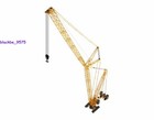 Nzg 1 50 Liebherr Lr1600 2 derrick Crawler Crane Model Yellow Livery Diecast