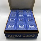 Parker Quink Microfilm Black V-mail Ink 2 Oz Bottles Case Of 12 Display Box Read