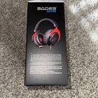 Sades Cx-778 Red black Wired Gaming Headset Over Ear Headphones With Mic