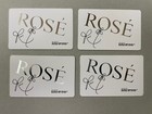 Kpop Blackpink Rose Set Of 4 Card   Official Photocard   5252 By Oioi Limited