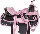 New Synthetic Pleasure   Trail Western Adult Barrel Racing Horse Tack Saddle Set