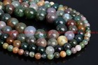 Natural Indian Agate Beads Round Loose Beads 4mm 6mm 8mm 10mm 12mm 15inch 