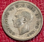Very Nice 1939 Canada Silver 10 Cents Coins-nov030