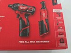 Milwaukee M12 12v Li-ion Ratchet   Screwdriver Combo Kit  2401-21r 