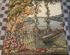 Vintage French Tapestry Wall Hanging Goblin Home Decor Tapestry  148 X 140 Cm
