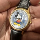 Vintage Lorus Mickey Mouse Unisex Watch Blue Iridescent Mop Dial 34mm 7    Repair
