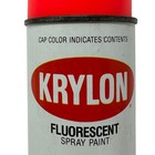 Vintage Krylon Fluorescent Spray Paint Can 3105 Glowing Cerise Unused Usa