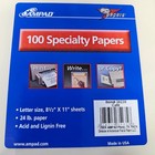 Ampad 100 Specialty Papers Letter Size Cafe Theme 24 Lb Acid Free