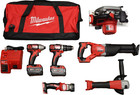 Milwaukee M18 Cordless Lithium-ion 6-tool Combo Kit  2696-26 