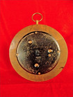 Vintage Atco Germany Wood Mahogany Case Beveled Glass Weather Barometer 5 In 