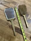 Vintage Vanity Brush And Mirror Set