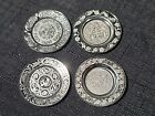 25 Antique English Sterling Silver Miniature Plate Collection Franklin Mint 1982