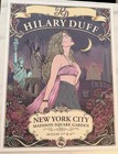 Hilary Duff Signed Madison Square Garden Limited Edition Poster Nyc Msg