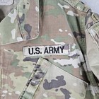 Us Army Combat Uniform Jacket Mens Medium Regular Ocp Camo Acu Ripstop Coat