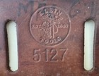 Vintage Klein Tools 5127 Leather Electrician Tool Belt Pouch - Made In Usa
