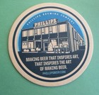 Phillips Brewing   Malting Co Craft Beer Victoria Bc Beer Coaster   Beer Mat