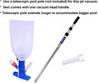 Above-ground   Inflatable Pool Jet Vacuum Cleaner  use With A Telescopic Pole 