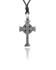 New Celtic Cross Irish Knot Golden Brass Silver Pewter Necklace Pendant Jewelry