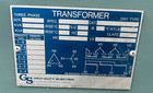 30kva Hevi-duty T2h30 Transformer Hv 480v Lv 208 120v 3 Phase 60hz 3ph Indoor