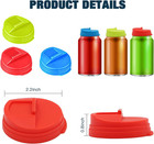 6 Pcs Soda Can Lids Can Covers  Bottle Caps  Spill-proof Soda Pop Tops For Bever