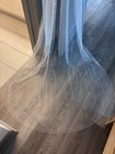 Authentic Nadine Merabi Pearl Cathedral Wedding Veil     Brand New - Original Box