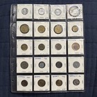 Lot Of 75 Assorted Foreign World Coins In Plastic Sheets