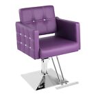 Salon Chair Height Adjustable Hydraulic Barber Chair 360 Degree Swivel