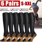 Copper Compression Socks 20-30mmhg Graduated Support Mens Womens S-xxl Wholesale