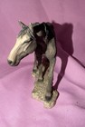 Vintage Castagna Sculpture Gray   Black Standing Horse  Figurine 1988 Italy