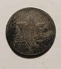 Usa 3 Cent Silver Small Star 1853