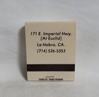 Vintage Matchbook Cover Papa Joe Villelli s Restaurant La Habra Ca Advertising