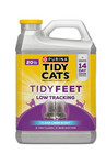 2 Pack  Purina Tidy Cats Tidy Feet Clumping Cat Litter  Low Dust  20 Lb  Jug