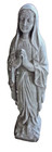 Latex Mary Mold Plaster Cement Concrete Rubber Religious Mould 12 5 h X 3 5 w